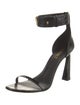 Versace Embossed Leather Sandals
