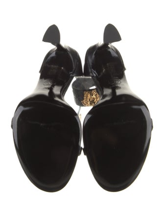 Versace Embossed Leather Sandals