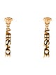 Versace Medusa Logo Drop Earrings