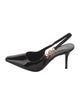 Versace Patent Leather Slingback Pumps