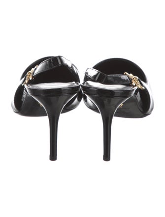 Versace Patent Leather Slingback Pumps