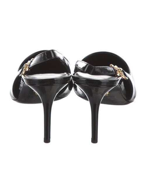 Versace Patent Leather Slingback Pumps