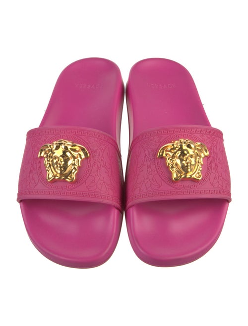 Versace Rubber Patterned Slides