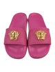 Versace Rubber Patterned Slides