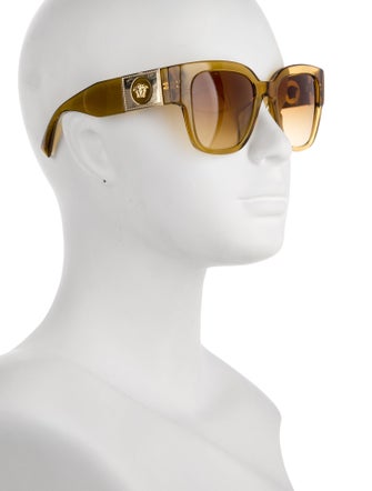 Versace Medusa Insignia Square Sunglasses