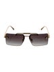 Versace Square Gradient Sunglasses