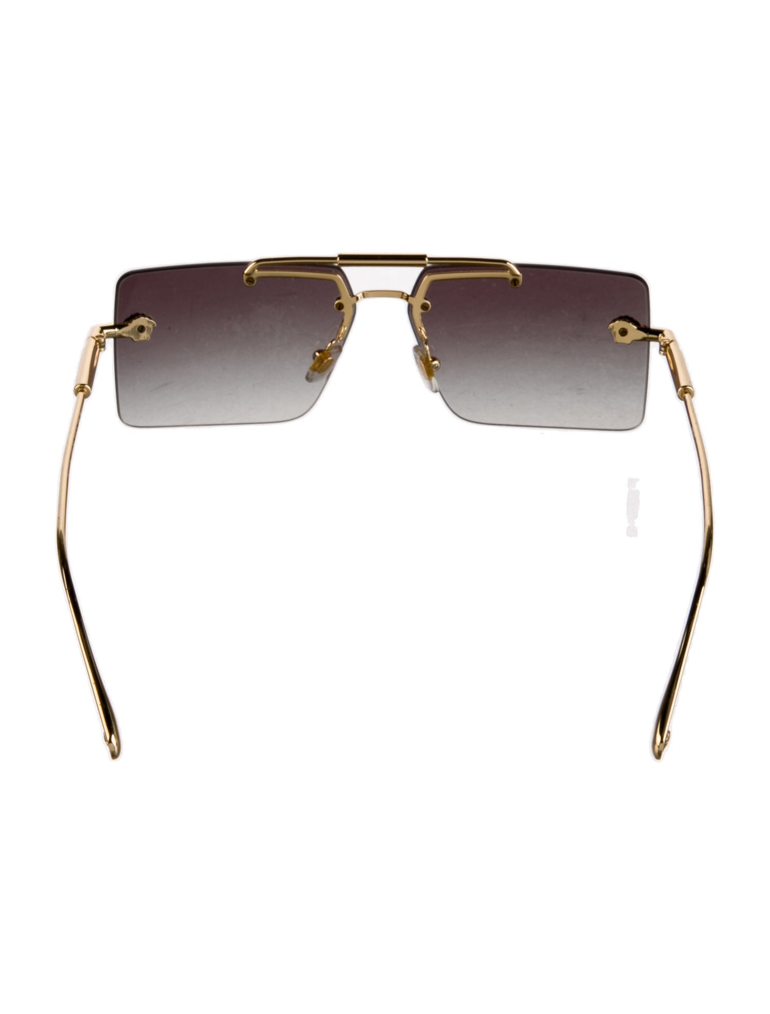 Versace Square Gradient Sunglasses