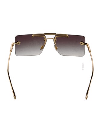 Versace Square Gradient Sunglasses
