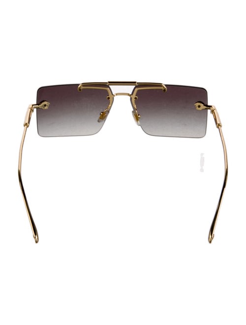Versace Square Gradient Sunglasses