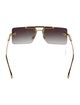 Versace Square Gradient Sunglasses