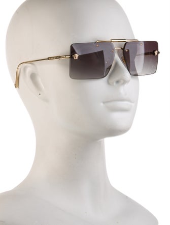 Versace Square Gradient Sunglasses