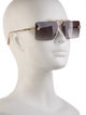 Versace Square Gradient Sunglasses