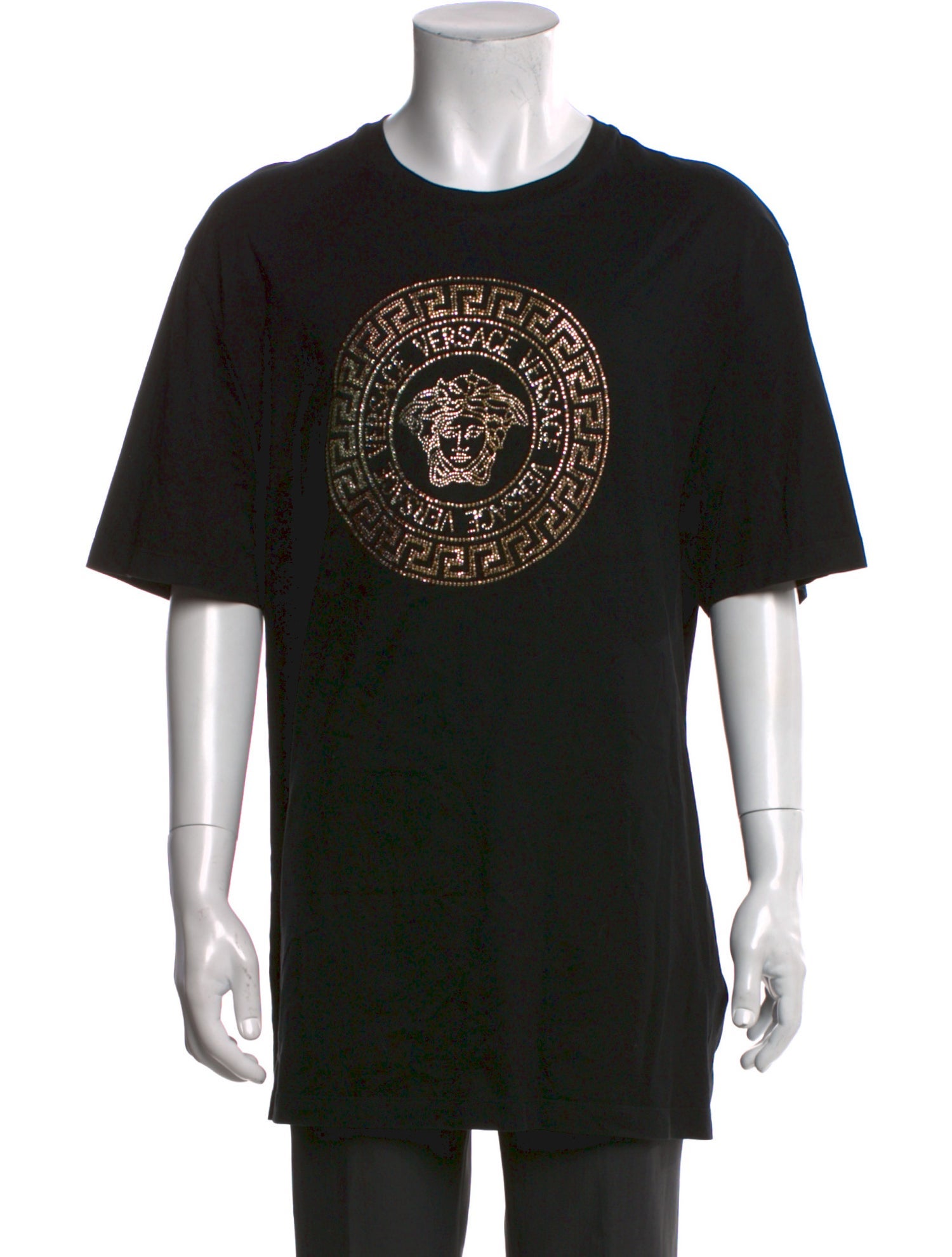 Versace Graphic Print Crew Neck T-Shirt