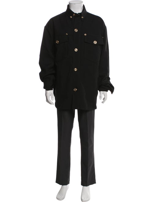 Versace Virgin Wool Utility Jacket