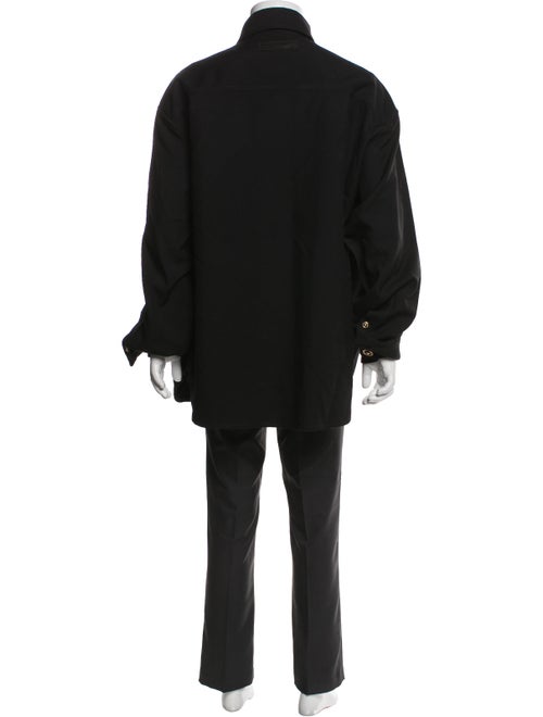 Versace Virgin Wool Utility Jacket