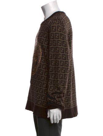 Fendace Wool Printed Pullover