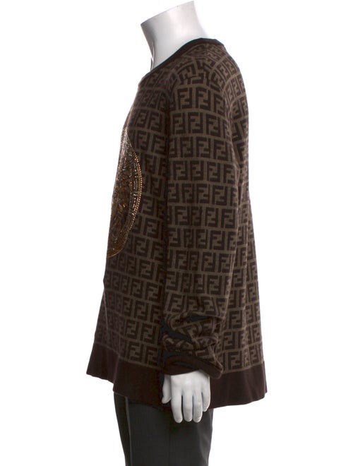 Fendace Wool Printed Pullover