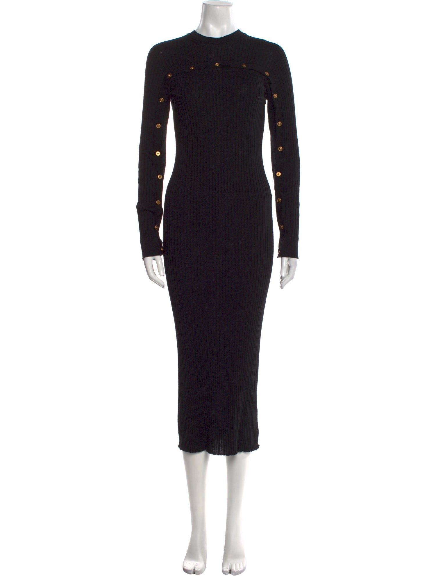 Versace Wool Long Dress