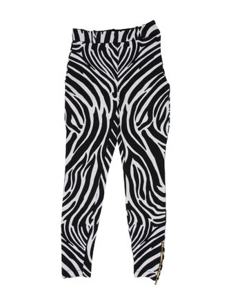 Versace Striped Skinny Leg Pants