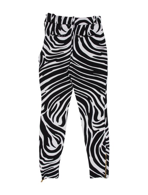 Versace Striped Skinny Leg Pants