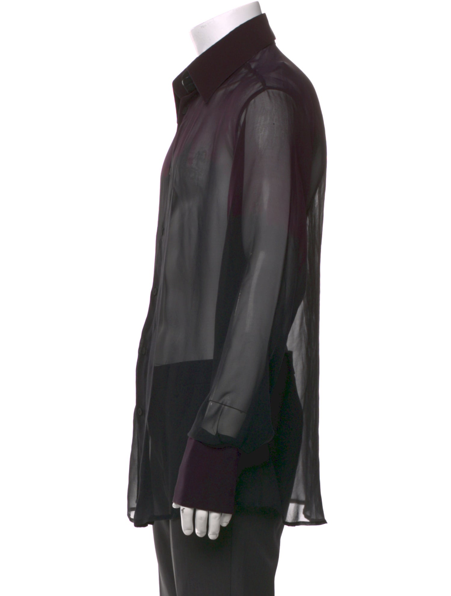 Versace Vintage Late 2000's - Early 2010's Tuxedo Shirt