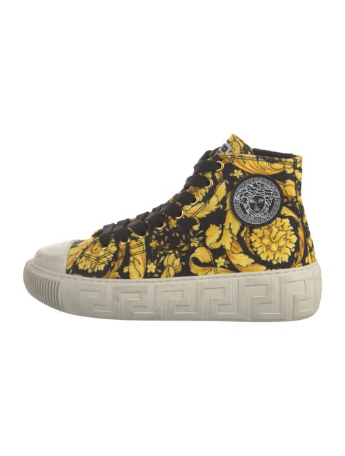 Versace Canvas Printed Sneakers