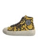 Versace Canvas Printed Sneakers