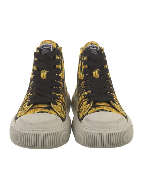 Versace Canvas Printed Sneakers