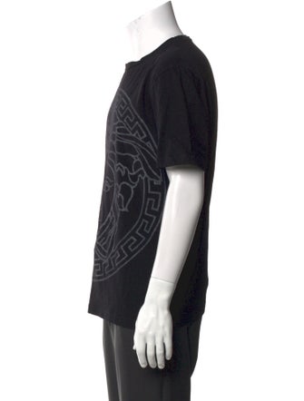 Versace Printed Crew Neck T-Shirt