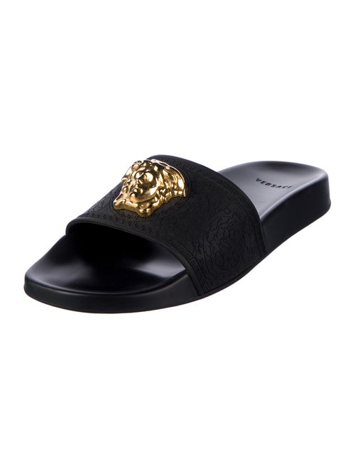 Versace Rubber Patterned Slides