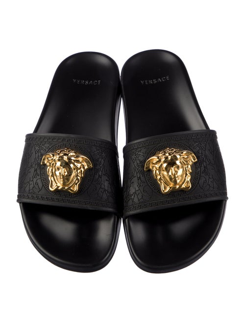 Versace Rubber Patterned Slides