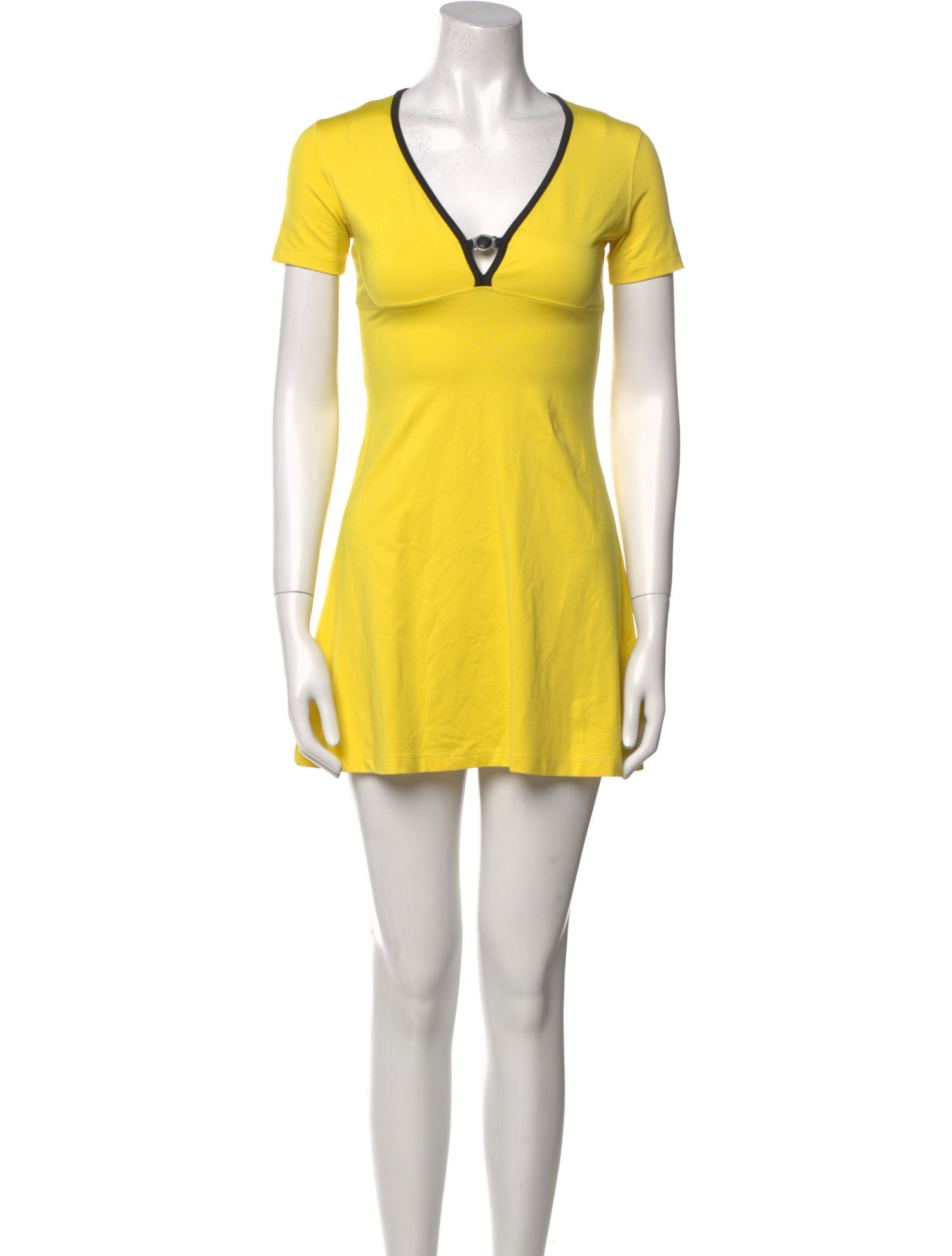 Versace V-Neck Mini Dress