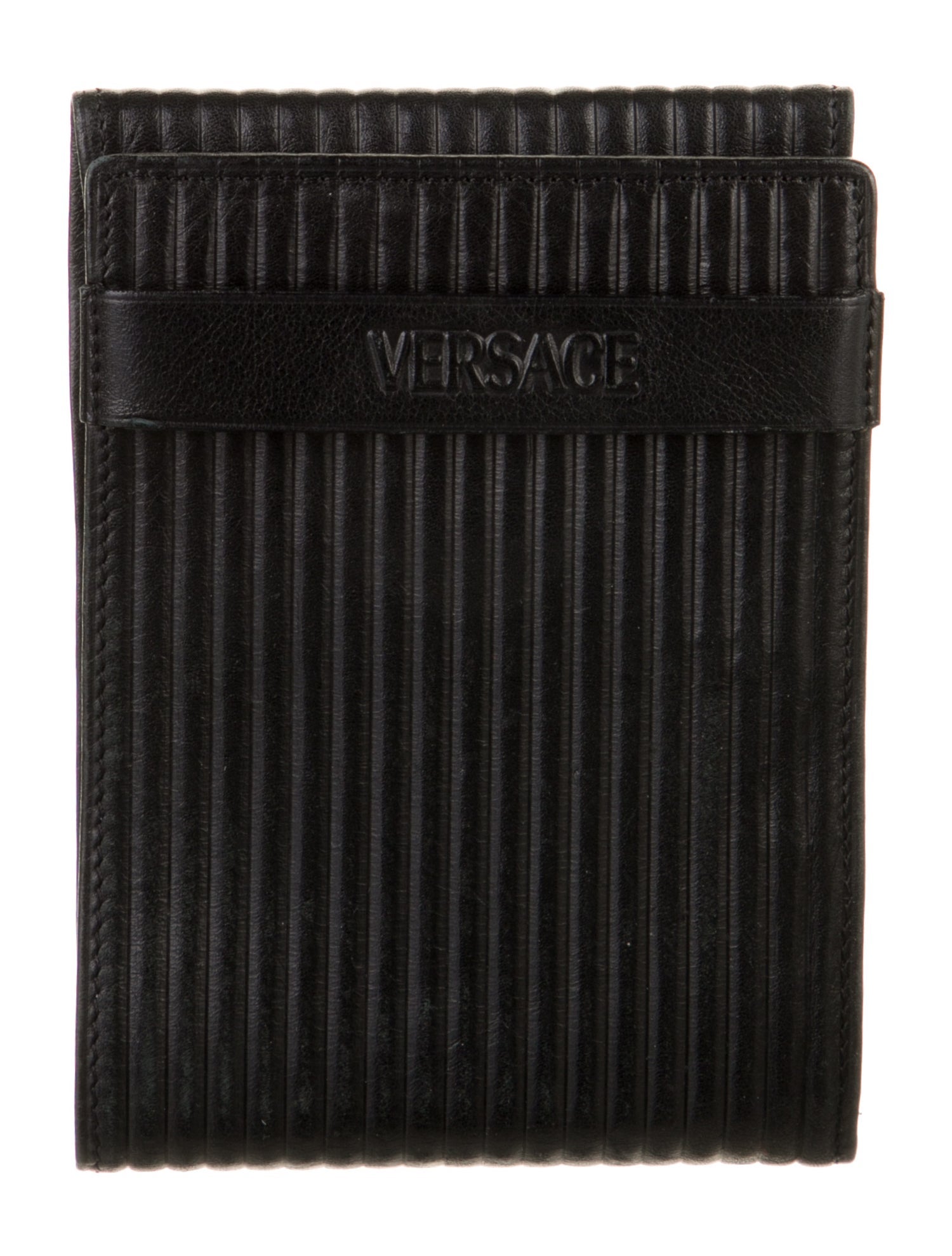 Gianni Versace 1990's Leather Compact Wallet