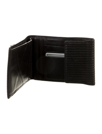 Gianni Versace 1990's Leather Compact Wallet