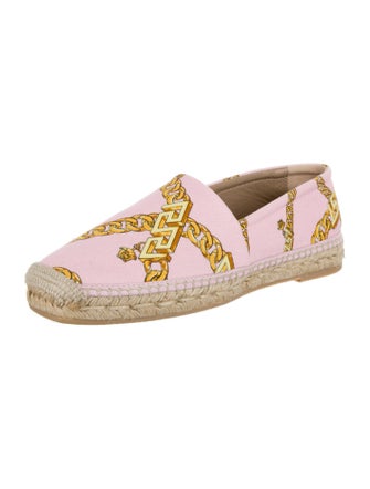 Versace Canvas Printed Espadrilles