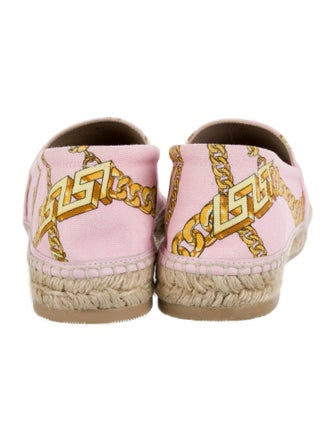 Versace Canvas Printed Espadrilles