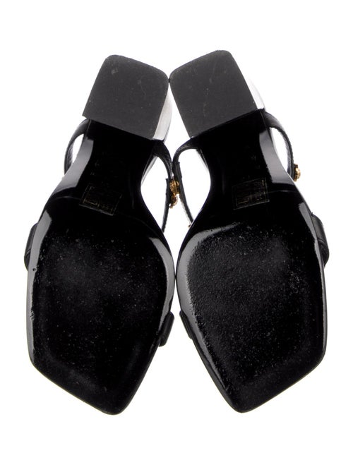Versace Leather Studded Accents Slides