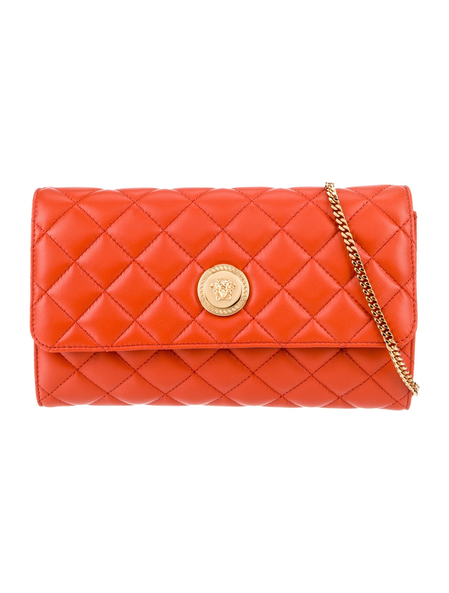 Versace Leather Clutch