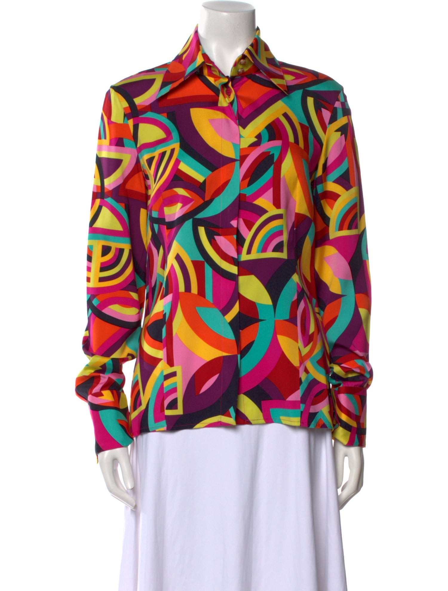 Versace Vintage 2000's Button-Up Top