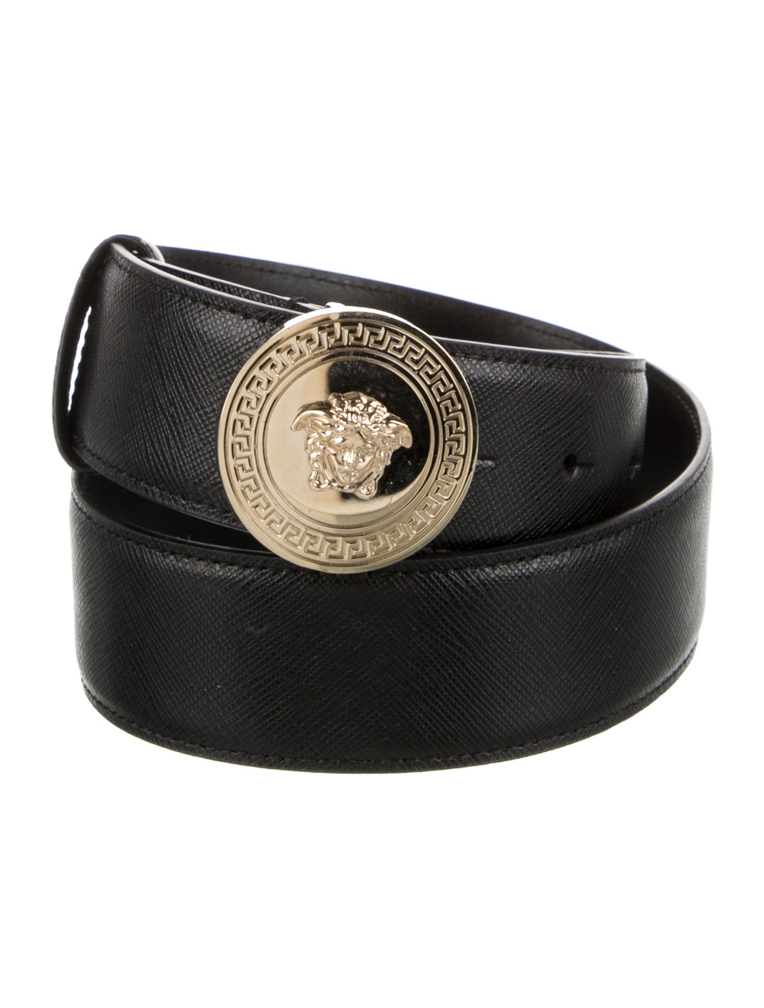 Versace Medusa Insignia Leather Belt Kit
