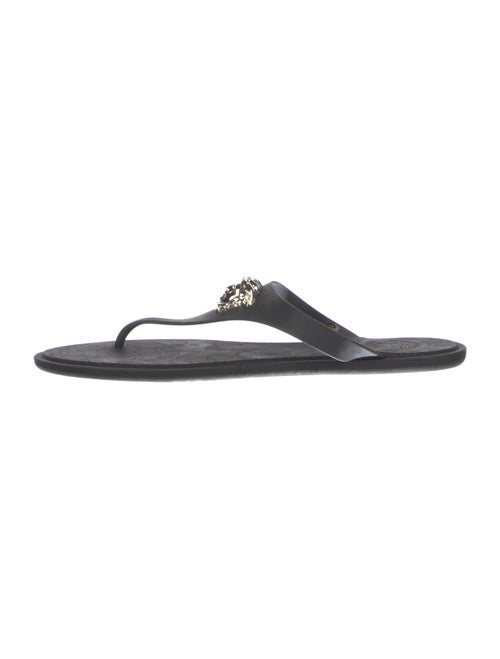 Versace Medusa Insignia Rubber Flip Flops