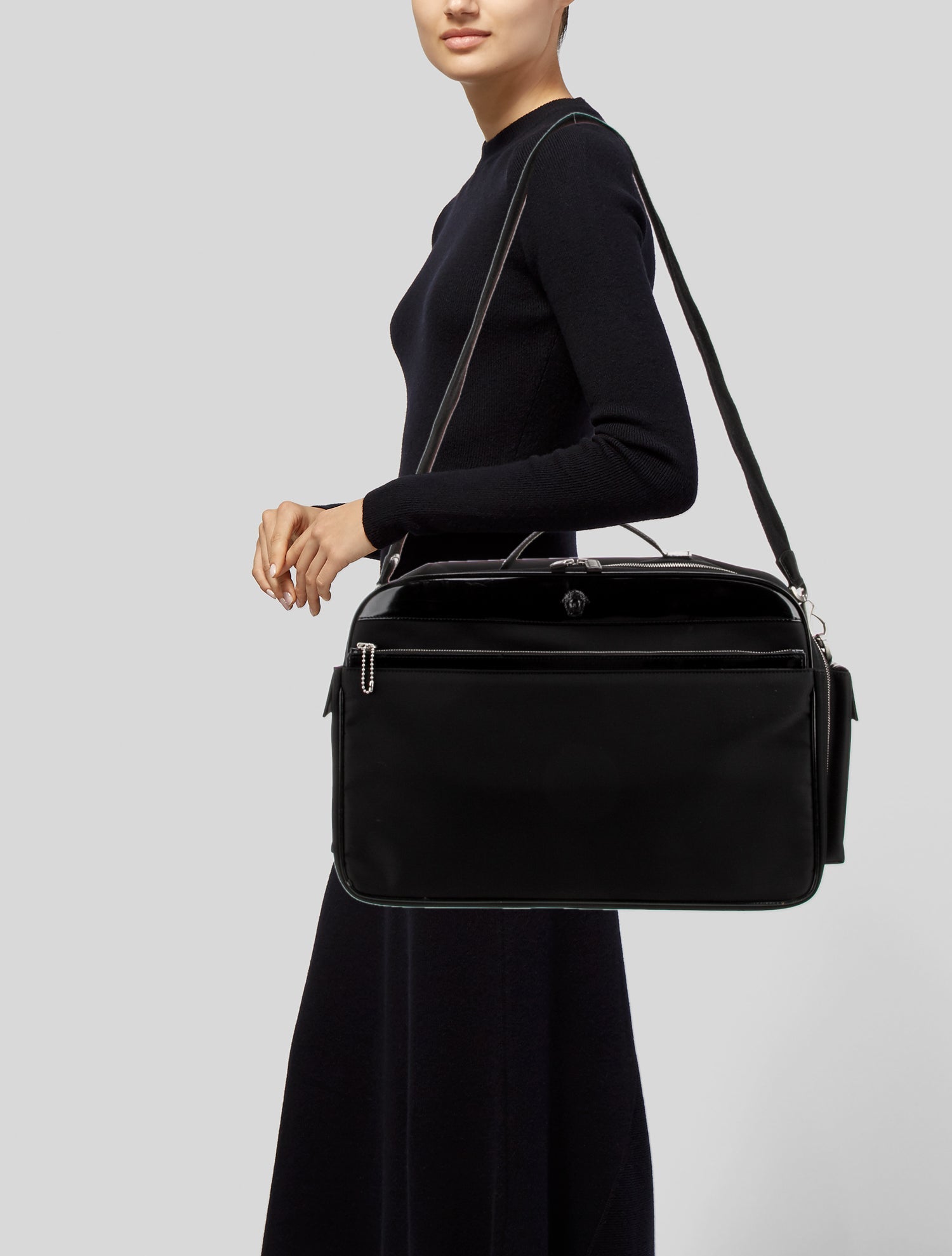 Versace Nylon Briefcase