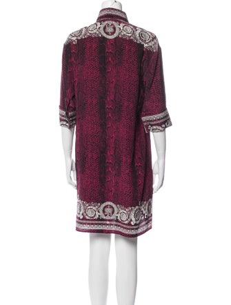 Versace Silk Mini Dress