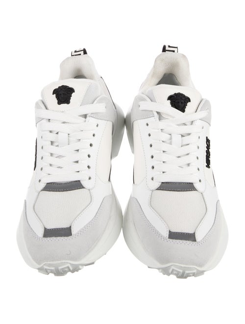 Versace Leather Printed Chunky Sneakers