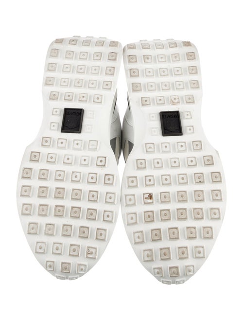 Versace Leather Printed Chunky Sneakers