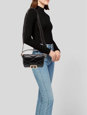 Versace Leather Top Handle Bag