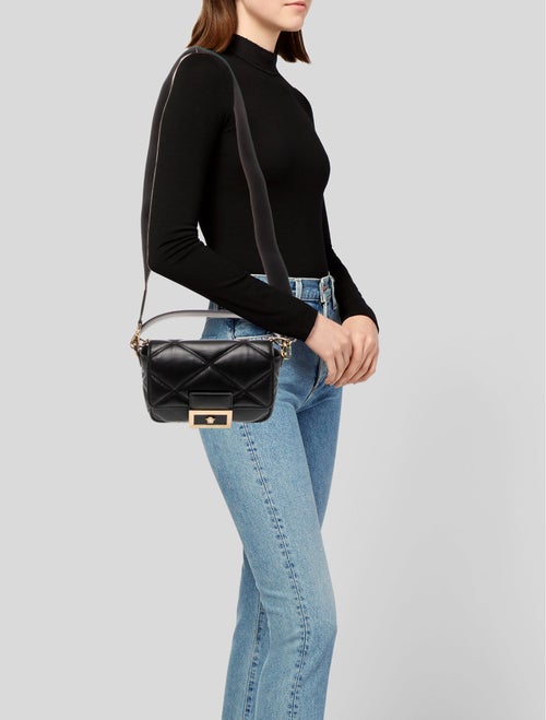 Versace Leather Top Handle Bag