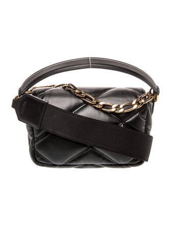 Versace Leather Top Handle Bag