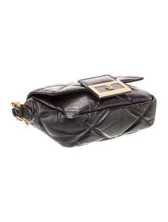 Versace Leather Top Handle Bag
