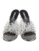 Versace PVC Crystal Embellishments Slides